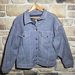 Crest Men's Blue Denim Jacket